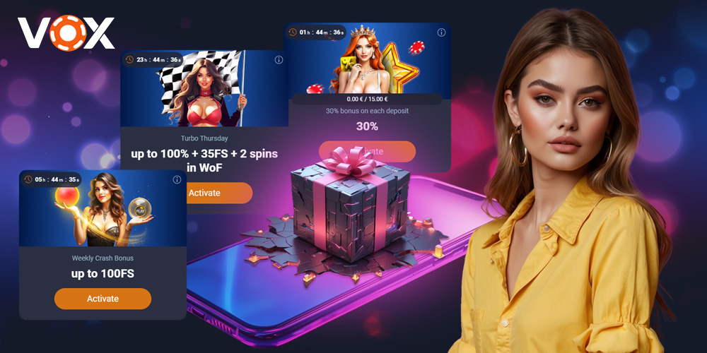 Promocje kasynowe i bonus powitalny w Vox Casino
